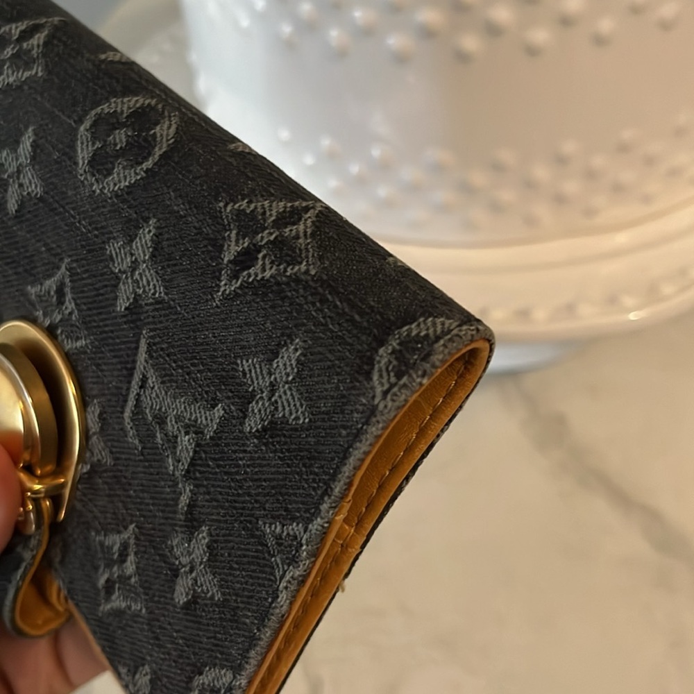 🦋RARE🦋Louis Vuitton Denim Monogram PM Agenda - Picture 8 of 11